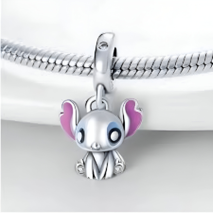 Charm colgante Stitch orejas coloreado con resina - Image 2