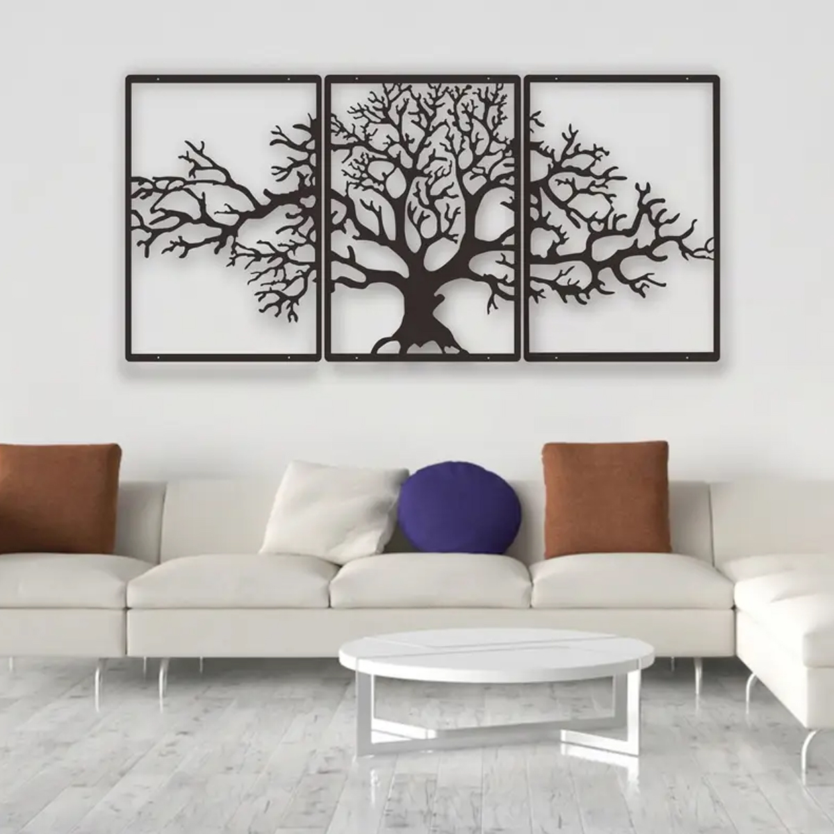 Cuadro seccionado árbol seco, set de 3 piezas - Image 2