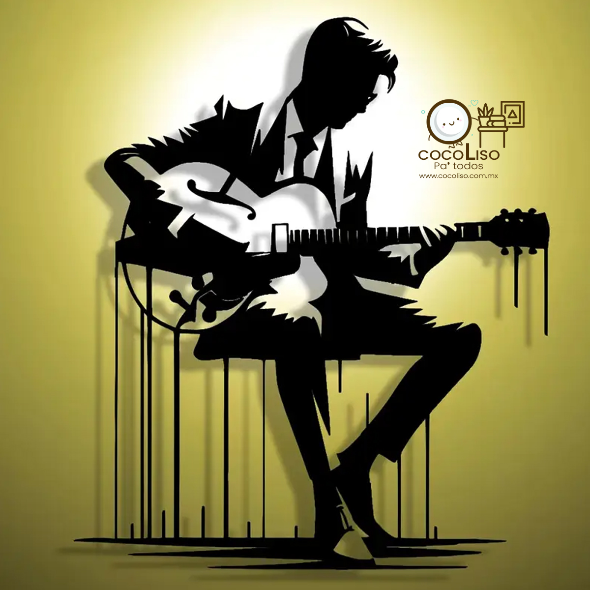 Hombre guitarrista, guitarra acústica - Image 2