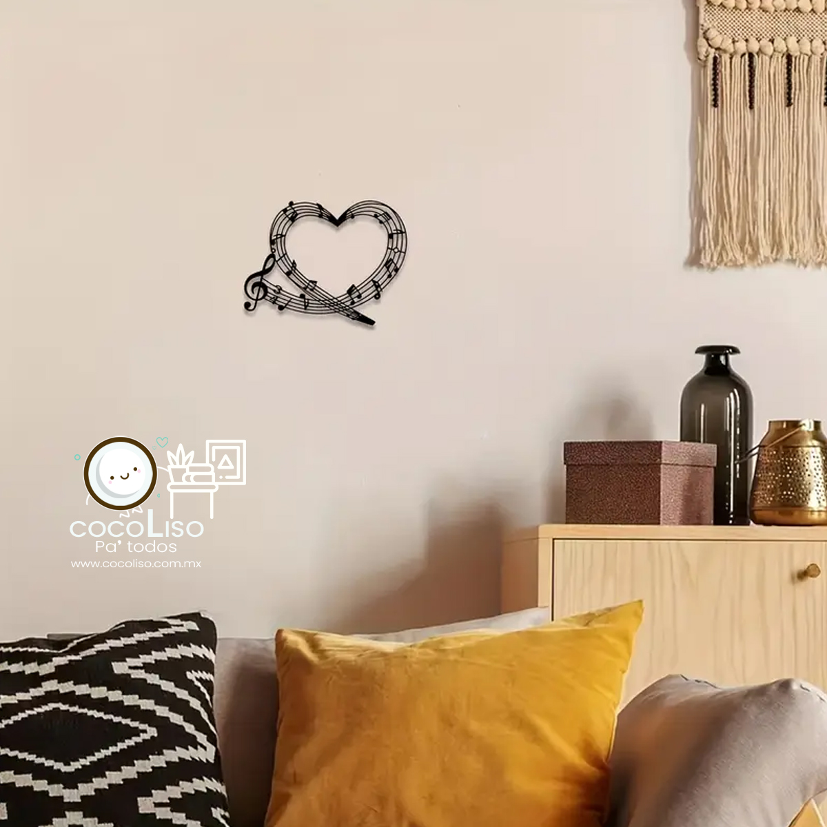 Notas en onda corazón, modelo 2 - Image 2