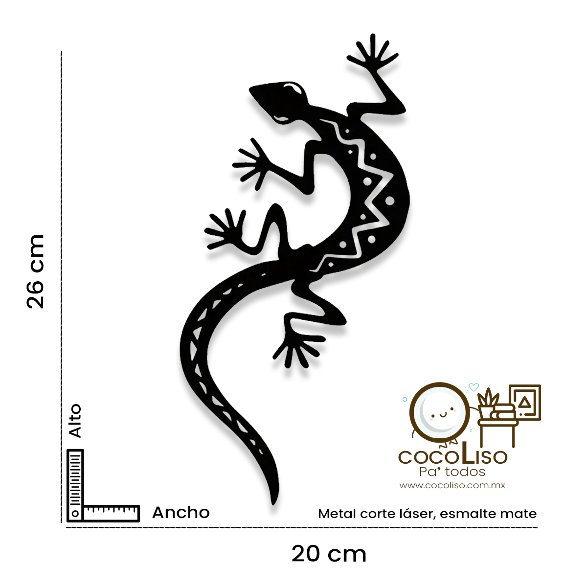 Salamandra grecas triangulares y puntos