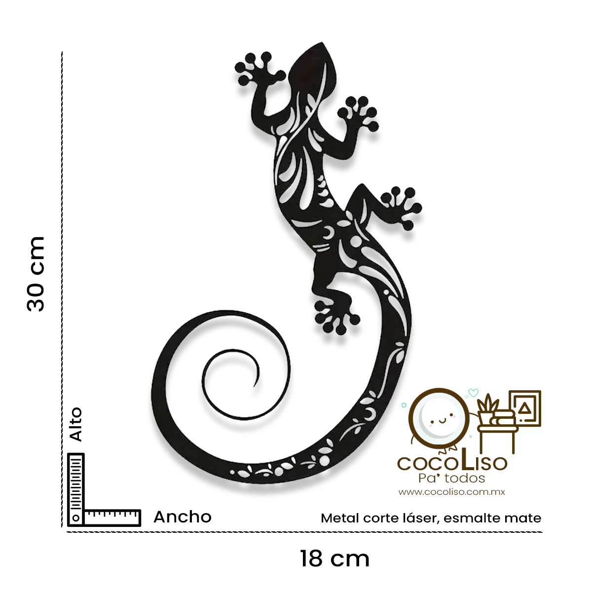 Salamandra ramas y hojas