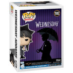 Funko Pop! Wednesday Addams con sombrilla y uniforme a rayas - Image 3