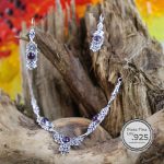 Juego barroco con incrustaciones de amatista - plata 925 (copia)